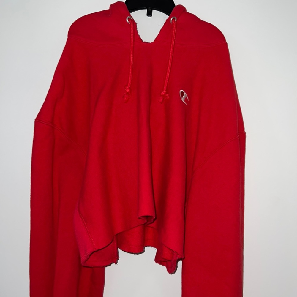 cropped Champion sweatshirt